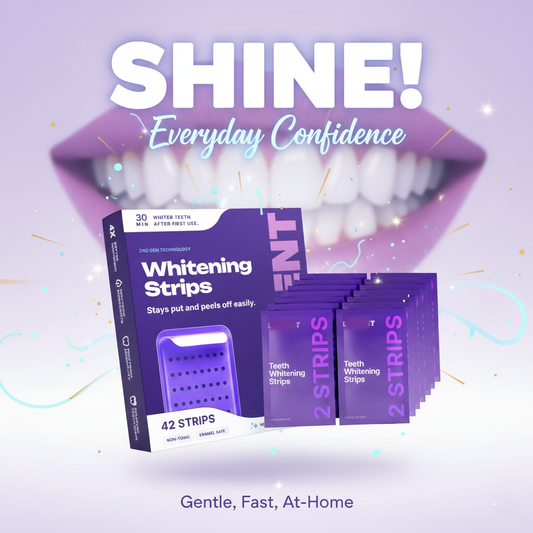purple whitening srtips